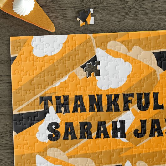 感謝与カボチャのパイサンクフルジグソーパズル ジグソーパズル