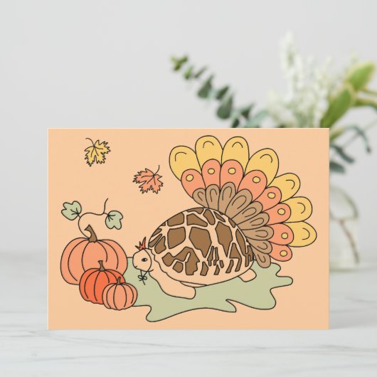 感謝亀のカード 招待状 (スタンド正面)