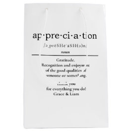 感謝先生ギフト共働きギフト ミディアムペーパーバッグ