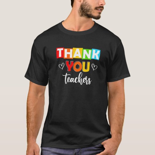 感謝先生先生感謝グラフィック Tシャツ (正面)