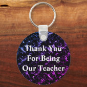 感謝先生安価なクラス評価 キーホルダー (正面)