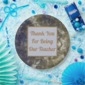 感謝先生感謝抽象芸術教室 ペーパープレート (パーティー)