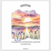 感謝前向きの肯定 シール (シート)