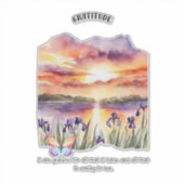 感謝前向きの肯定 シール (正面)