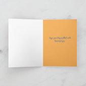 感謝勇気付けられるブーケ前向きワード カード (内部)