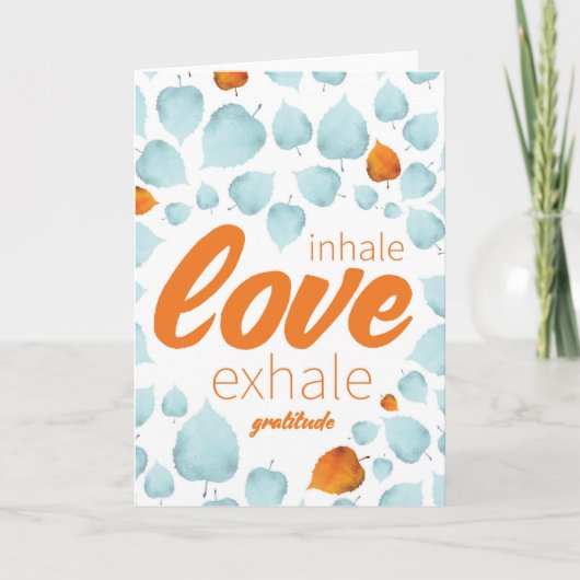 感謝勇気付けられる成功人生のヒントQuoteArt カード (正面)