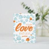 感謝勇気付けられる成功人生のヒントQuoteArt ポストカード (スタンド正面)