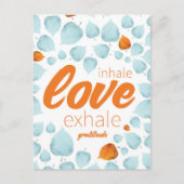 感謝勇気付けられる成功人生のヒントQuoteArt ポストカード (正面)