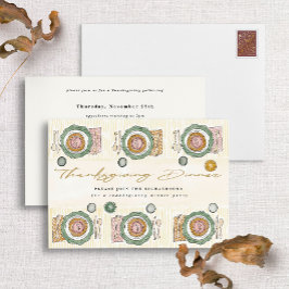 感謝台設定図解入りの、写真付きの招待状 シーズンカード