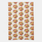 感謝型かぼちゃかごキッチンタオル キッチンタオル (縦)