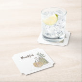 感謝型コースター – チケットスタイル ペーパーコースター (インサイチュ)