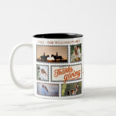 感謝家族感謝記念撮影コラージュパーティー ツートーンマグカップ (左)