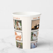 感謝家族感謝記念撮影コラージュパーティー 紙コップ (右)