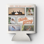 感謝家族感謝記念撮影コラージュパーティー 缶クーラー (裏面)