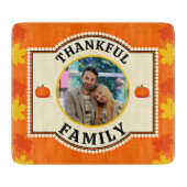 感謝家族 – 感謝祭カスタムの写真 カッティングボード (正面)