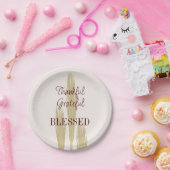 感謝小麦、感謝賛美感謝7" ペーパープレート (パーティー)