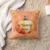 感謝常にかわいい秋枕パーソナライズされた クッション (ブランケット)