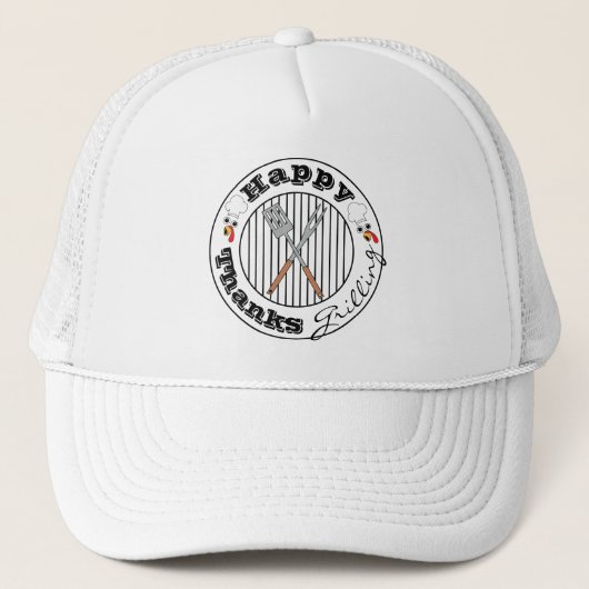 感謝帽子ハッピーサンクスグリリング キャップ (正面)