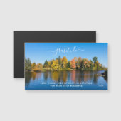 感謝引用文インスパイアの秋撮影マグネット (正面/裏面)