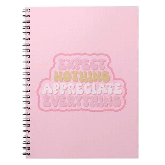 感謝引用文ウォールデコール ノートブック (正面)