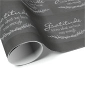感謝引用文オンブラックシャルボード ラッピングペーパー (ロールコーナー)
