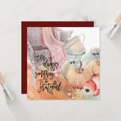 感謝引用文水の色ハッピー感謝祭 カード (正面/裏面インサイチュ)