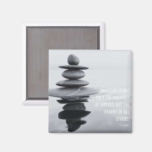 感謝引用文石のバランス マグネット (正面/裏面)