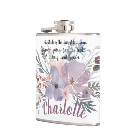 感謝引用文 フラスク (左)