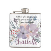 感謝引用文 フラスク (正面)