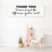 感謝忘れの念を表さず 横断幕 (インサイチュ)