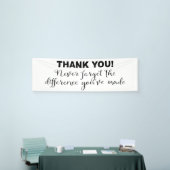 感謝忘れの念を表さず 横断幕 (トレードショー)