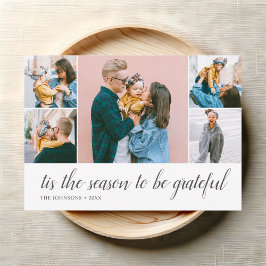 感謝恩典フォトコラージュ シーズンカード