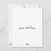 感謝恩賛美秋アントラーサンクスギビング シーズンカード (裏面)