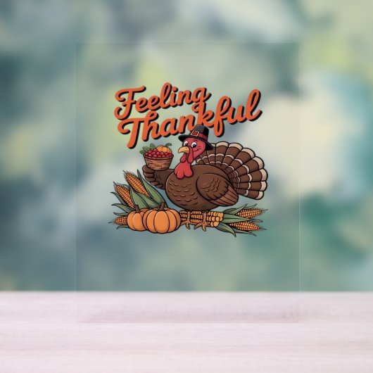 感謝感じのクラシックTシャツ アクリルサイン (ニュートラル)