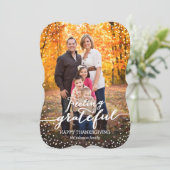 感謝感じ感謝の写真カード シーズンカード (スタンド正面)