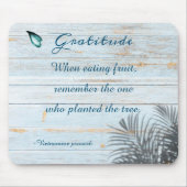 感謝感動的ことわざマウスパッド マウスパッド (正面)
