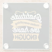 感謝感動的タイポグラフィ引用文 ガラスコースター (裏面)