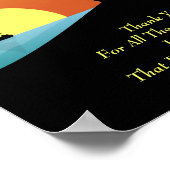 感謝感動的引用文ウォールアートポスター ポスター (角)