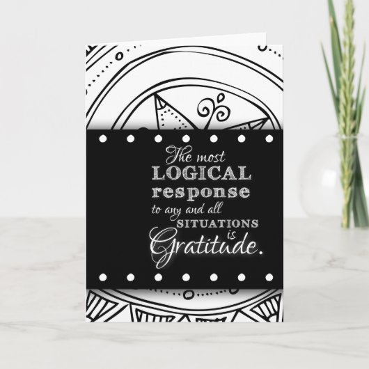 感謝感動的引用文賛美マンダラアート カード (正面)