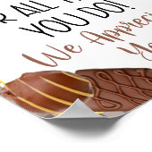 感謝感謝していする人には必ずチョコロットを払う ポスター (角)