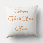 感謝感謝と平和のカスタム クッション (裏面)