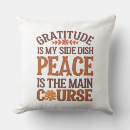 感謝感謝と平和のカスタム クッション