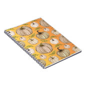 感謝感謝カボチャのパッチ秋カボチャ ノートブック (右側)