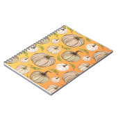 感謝感謝カボチャのパッチ秋カボチャ ノートブック (左側)