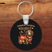 感謝感謝ダッ賛美シュントドッグ秋オール キーホルダー (正面)