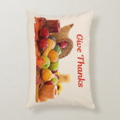 感謝感謝与えのコルヌコピア アクセントクッション (正面(垂直))