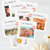 感謝感謝感謝感謝写真 ノートカード