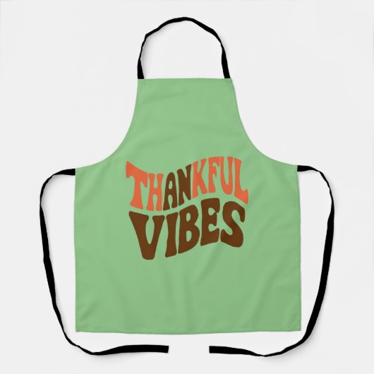 感謝感謝祭ヴィンテージ感謝祭 エプロン (正面)
