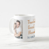 感謝感謝祭賛美2枚の写真 コーヒーマグカップ (正面左)