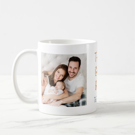 感謝感謝祭賛美2枚の写真 コーヒーマグカップ (左)